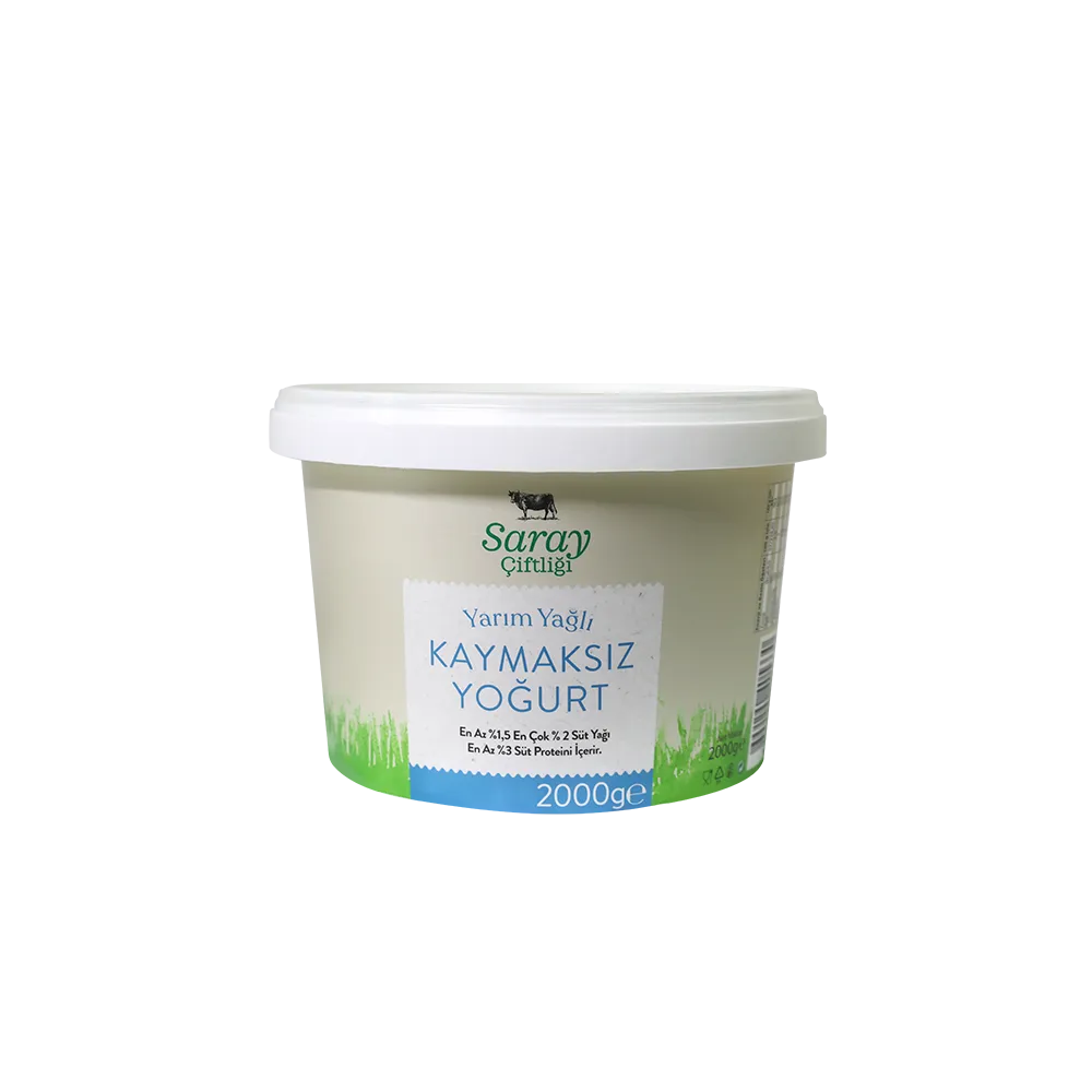 Yarım Yağlı Kaymaksız Yoğurt 2000 g